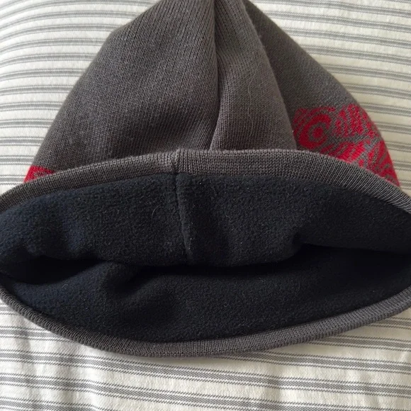 Stio Gray and Red Beanie - Picture 3 of 3